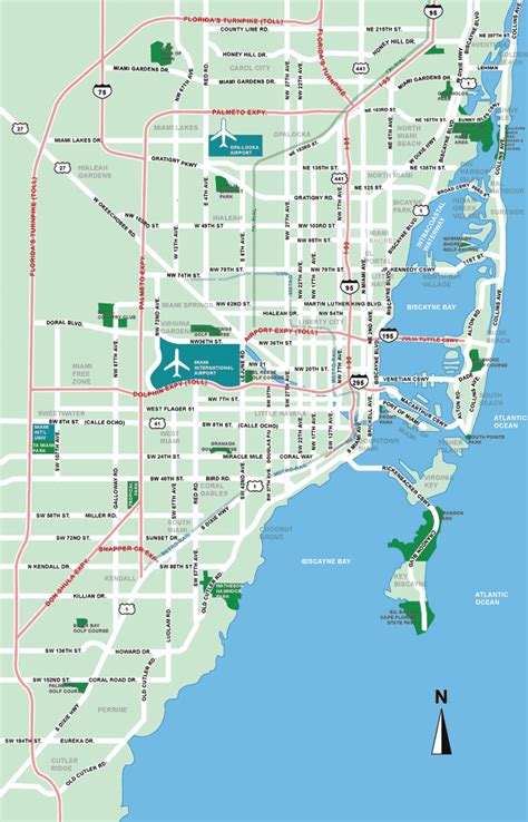 mapquest miami|detailed map of miami florida.